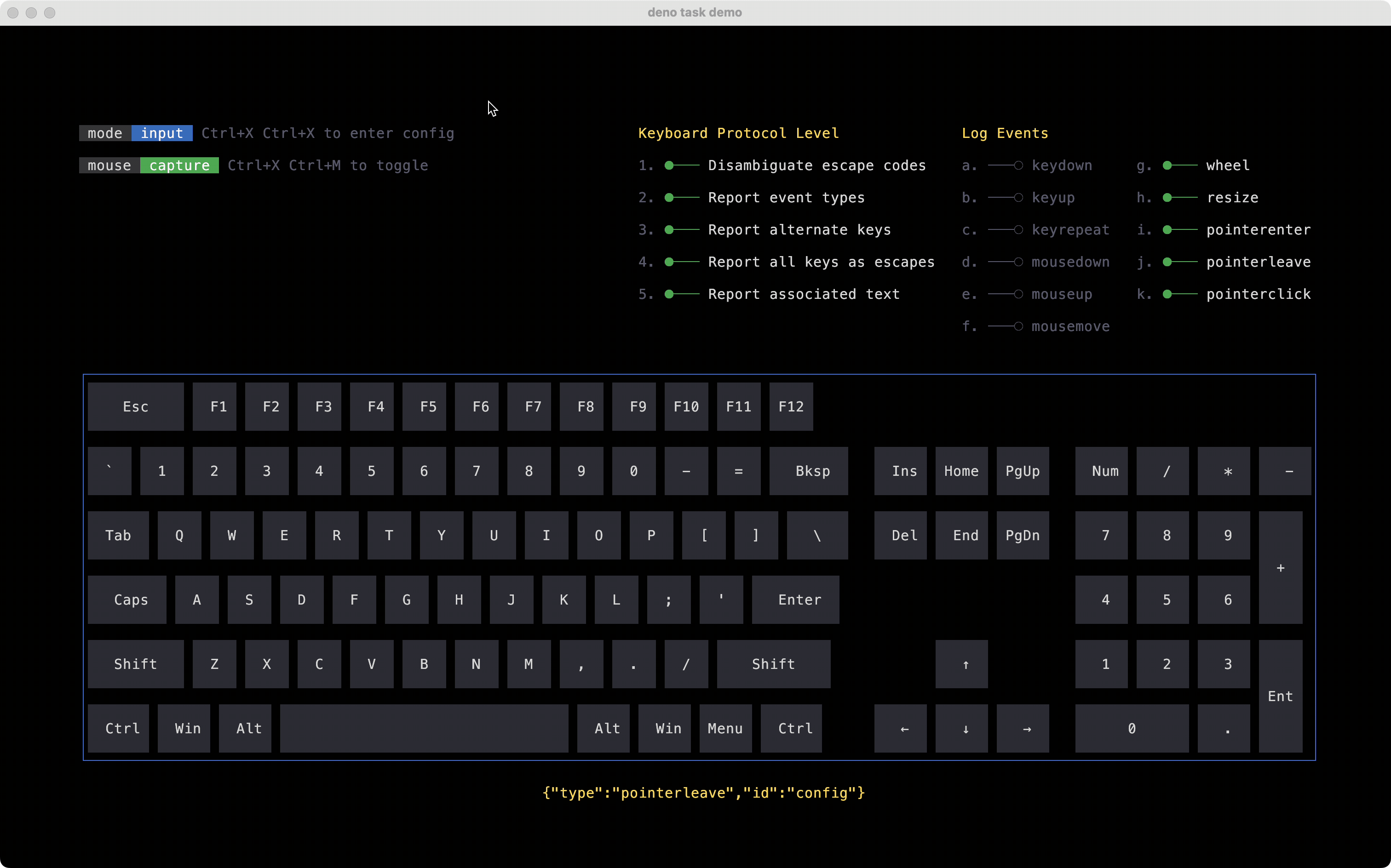 Pointer events demo